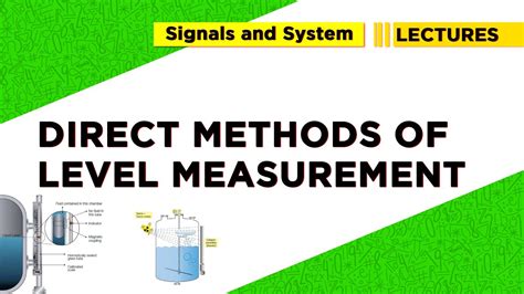 methods of level measurement